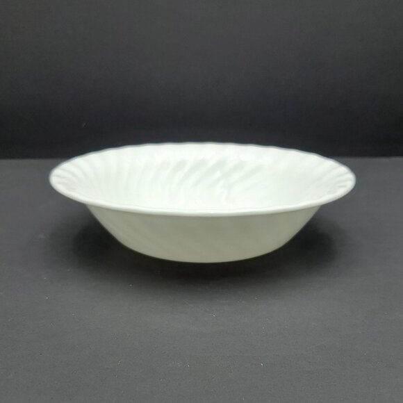 Corelle White Swirl Enhancements Soup Cereal Salad Bowls Corning Sculpted Bowls - Picture 5 of 8